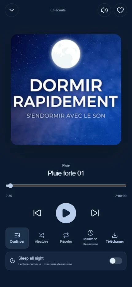 Aperçu — Lecteur · DORMIR RAPIDEMENT Premium