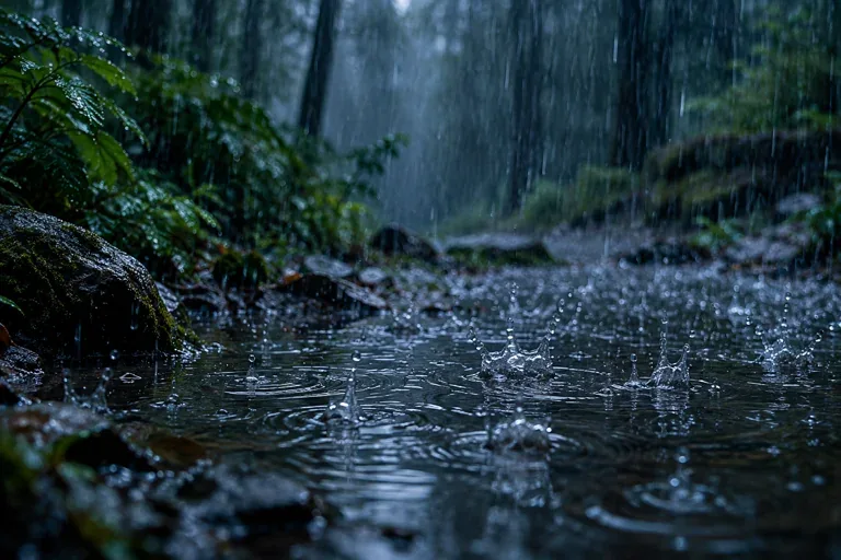 Starker Regen