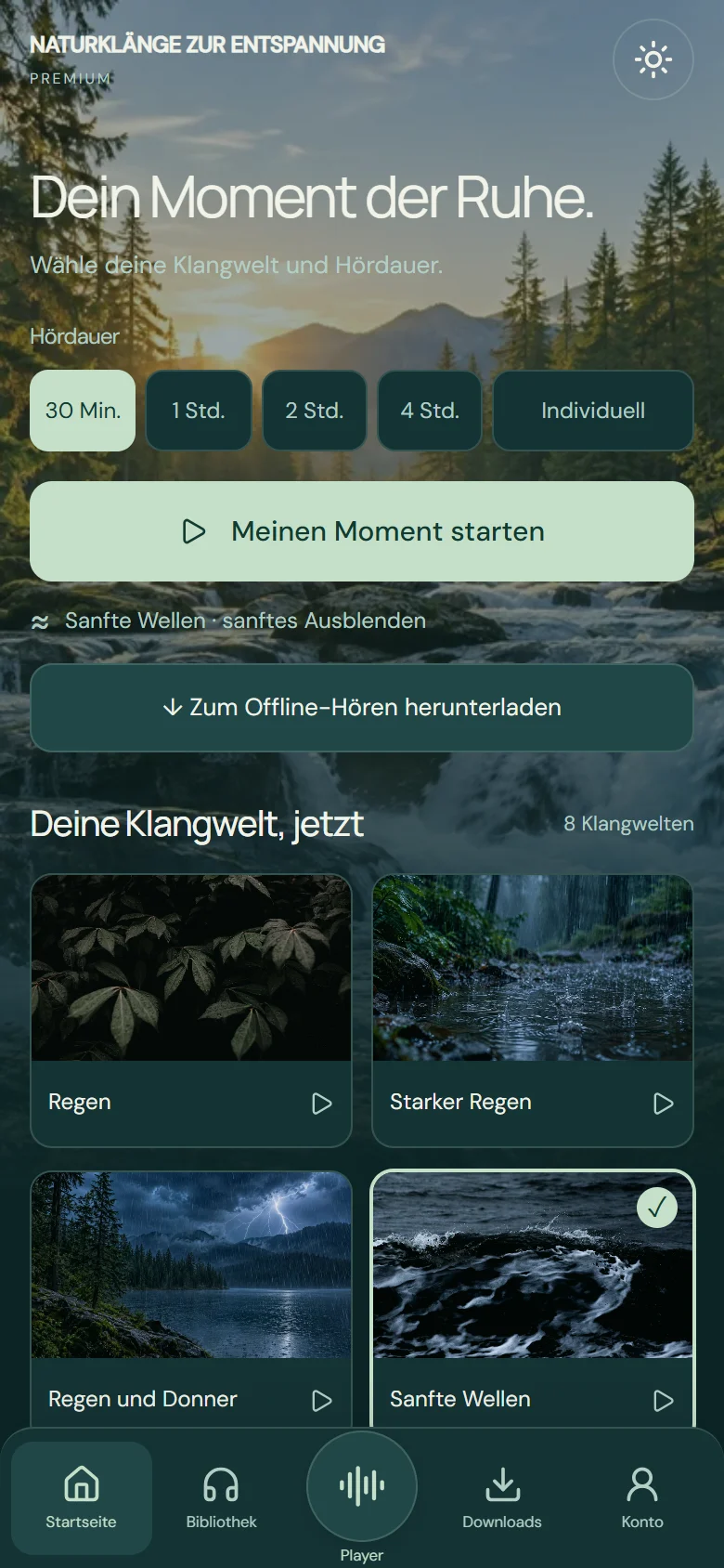 01 — Dein Ruhemoment