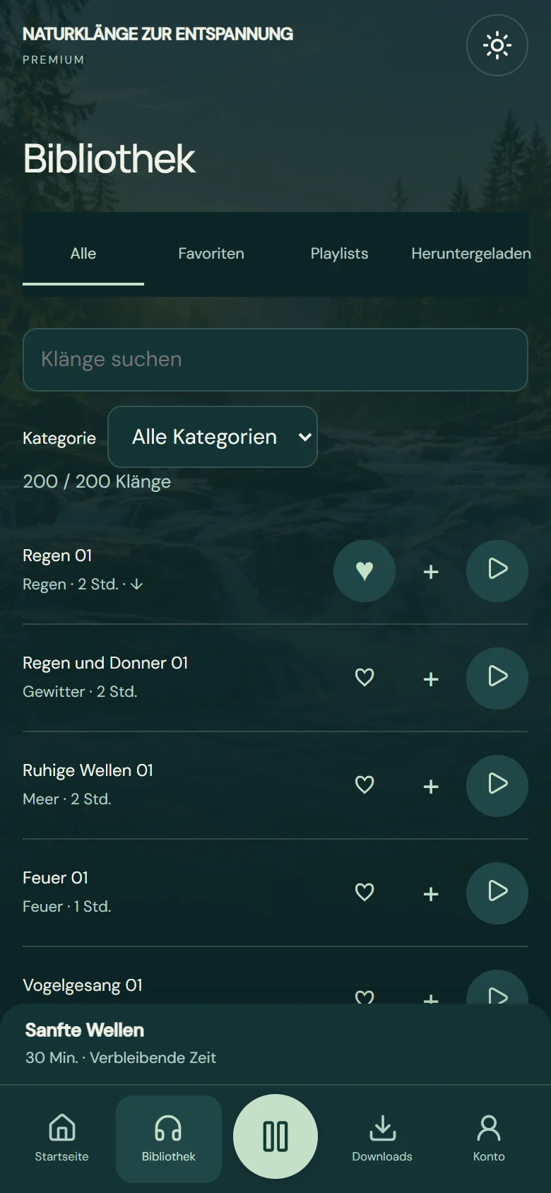 03 — Bibliothek / Playlists