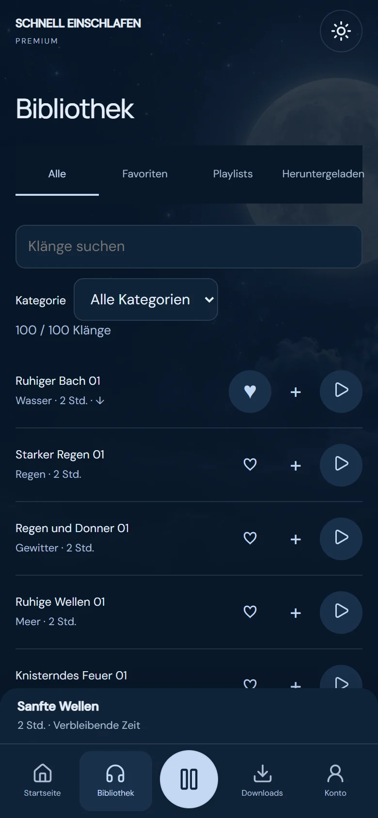 App-Ansicht